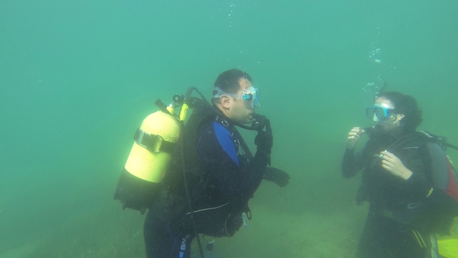 Su altı arkeolojisinde görev alan personele eğitim